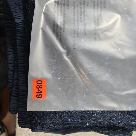 Three piece lace navy blue suit Mother of the Bride Size 24 formal wedding party - Picture 14 of 16